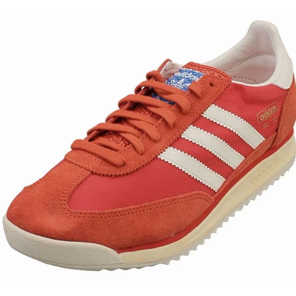 Adidas Sl 72 Rs Mens Fashion Sneakers in Red White Mens 12